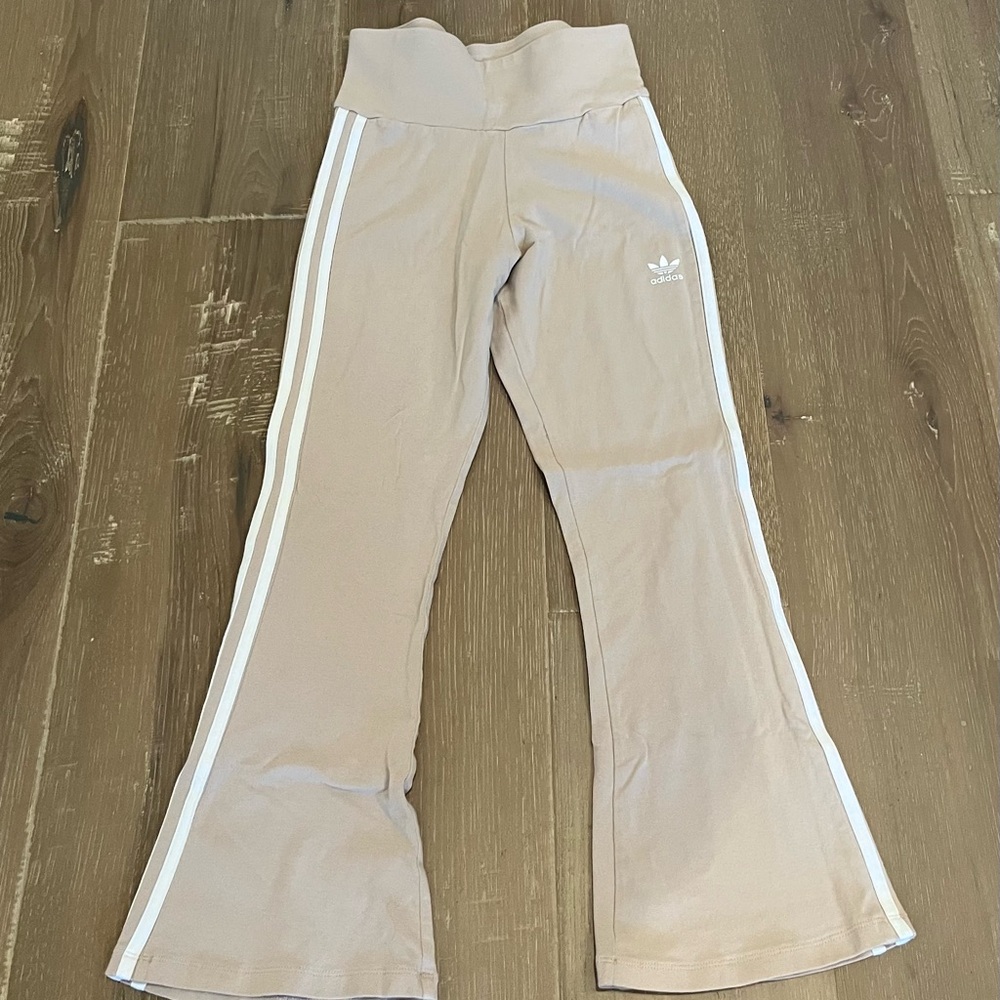 Adidas Women’s Tan Flared Bottoms Short